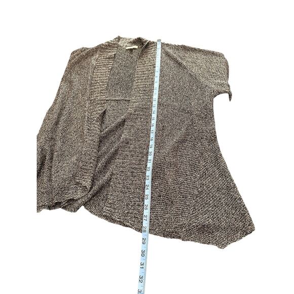 Eileen Fisher Women Plus Brown Open Relaxed Linen Knit Cardigan Size 1X - Picture 10 of 10